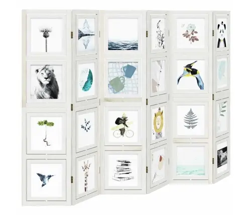 Kambario Pertvara, 6 Segmentai, Balta, Paulovnijos Mediena