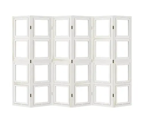 Kambario Pertvara, 6 Segmentai, Balta, Paulovnijos Mediena