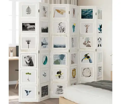 Kambario Pertvara, 6 Segmentai, Balta, Paulovnijos Mediena