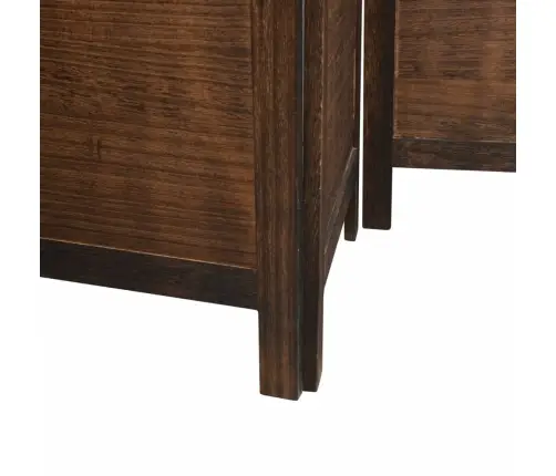 3 Paneeliga Ruumijagaja, Tumepruun, Paulownia Puit