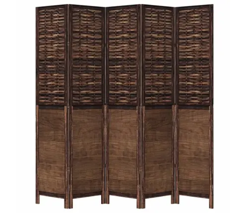 5 Paneeliga Ruumijagaja, Tumepruun, Paulownia Puit