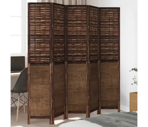 5 Paneeliga Ruumijagaja, Tumepruun, Paulownia Puit