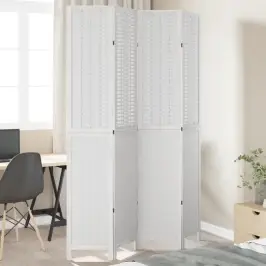 4 Paneeliga Ruumijagaja, Valge, Paulownia Puit