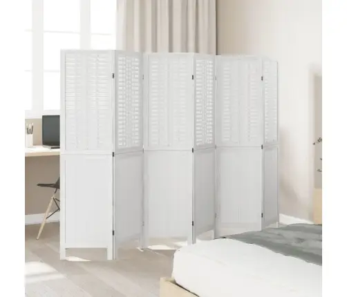 6 Paneeliga Ruumijagaja, Valge, Paulownia Puit