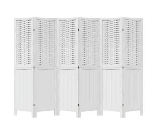 6 Paneeliga Ruumijagaja, Valge, Paulownia Puit