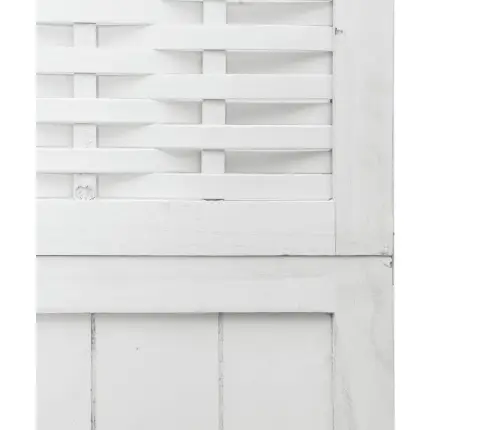 6 Paneeliga Ruumijagaja, Valge, Paulownia Puit