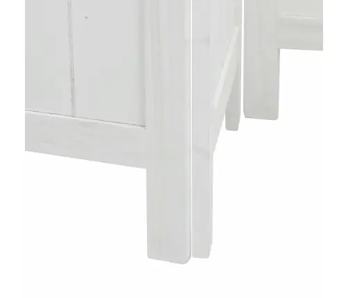 6 Paneeliga Ruumijagaja, Valge, Paulownia Puit