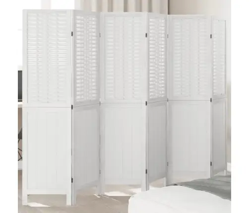 6 Paneeliga Ruumijagaja, Valge, Paulownia Puit