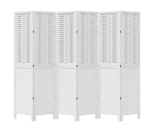 6 Paneeliga Ruumijagaja, Valge, Paulownia Puit