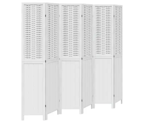 6 Paneeliga Ruumijagaja, Valge, Paulownia Puit