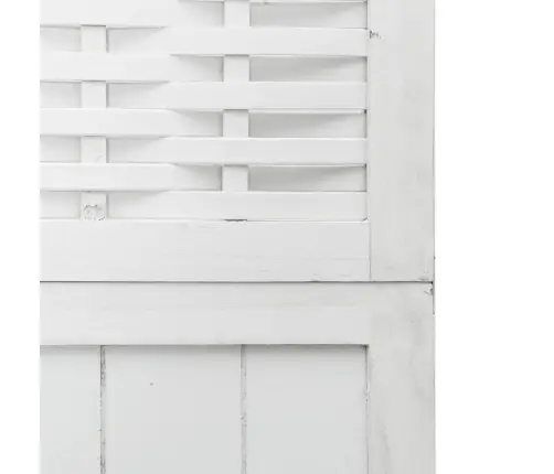 6 Paneeliga Ruumijagaja, Valge, Paulownia Puit