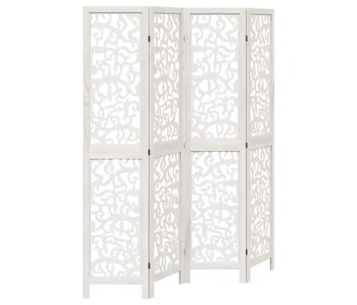 4 Paneeliga Ruumijagaja, Valge, Paulownia Puit