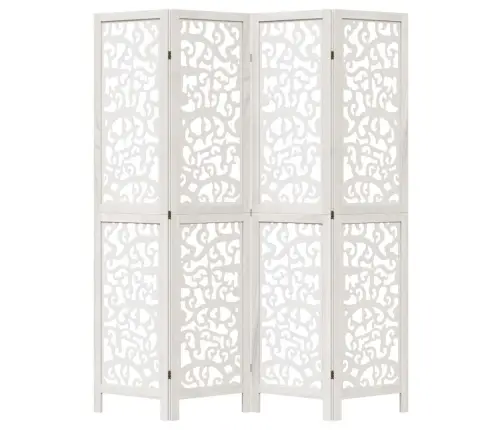 4 Paneeliga Ruumijagaja, Valge, Paulownia Puit