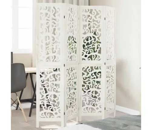 4 Paneeliga Ruumijagaja, Valge, Paulownia Puit