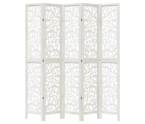 5 Paneeliga Ruumijagaja, Valge, Paulownia Puit