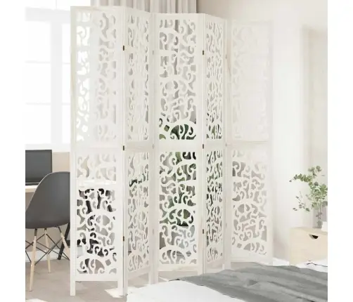 5 Paneeliga Ruumijagaja, Valge, Paulownia Puit