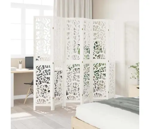 Kambario Pertvara, 6 Segmentai, Balta, Paulovnijos Mediena