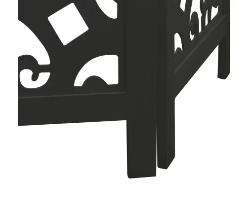 3 Paneeliga Ruumijagaja, Must, Paulownia Puit