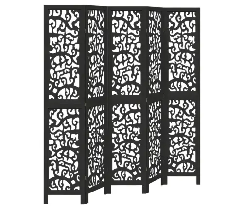 Kambario Pertvara, 5 Segmentai, Juoda, Paulovnijos Masyvas