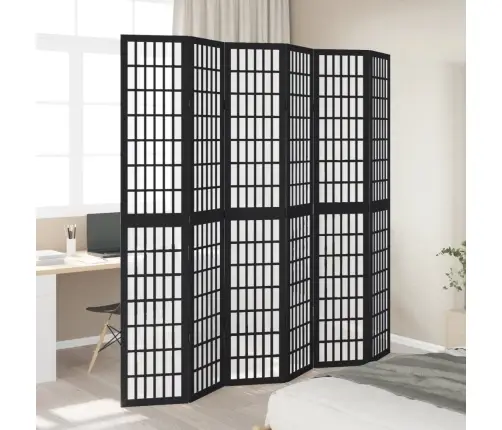 6 Paneeliga Ruumijagaja, Must, Paulownia Puit