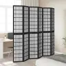 6 Paneeliga Ruumijagaja, Must, Paulownia Puit