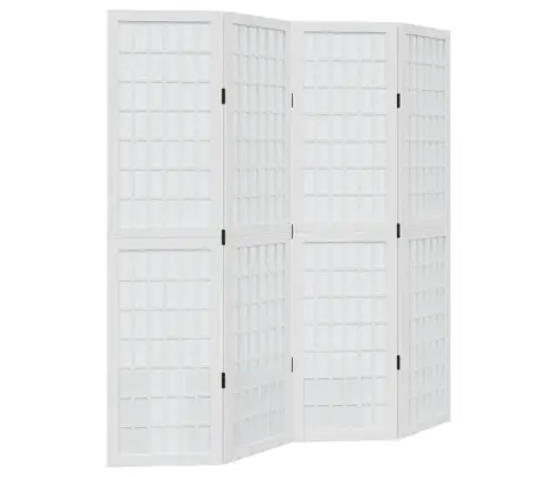 4 Paneeliga Ruumijagaja, Valge, Paulownia Puit