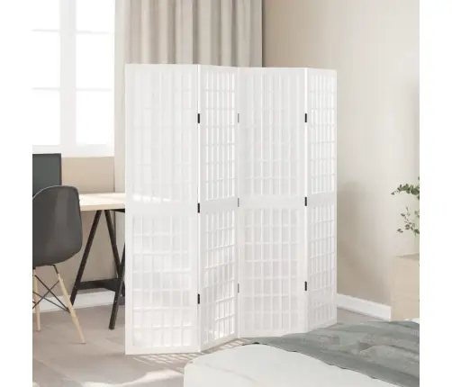 4 Paneeliga Ruumijagaja, Valge, Paulownia Puit