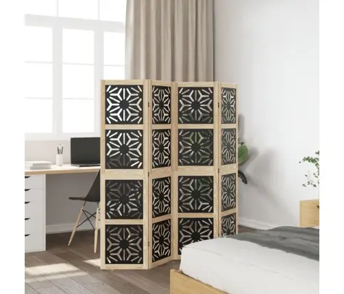 4 Paneeliga Ruumijagaja, Pruun Ja Must, Paulownia Puit