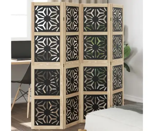 4 Paneeliga Ruumijagaja, Pruun Ja Must, Paulownia Puit