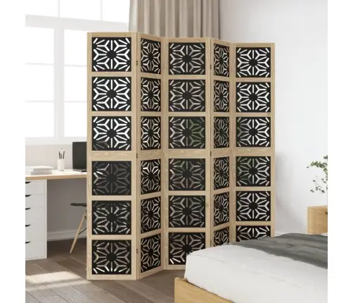 5 Paneeliga Ruumijagaja, Pruun Ja Must, Paulownia Puit