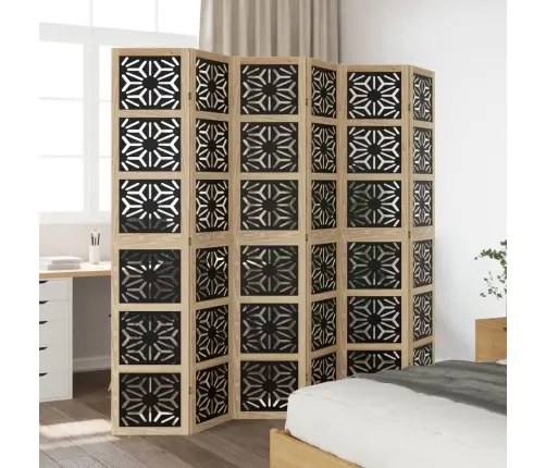 6 Paneeliga Ruumijagaja, Pruun Ja Must, Paulownia Puit