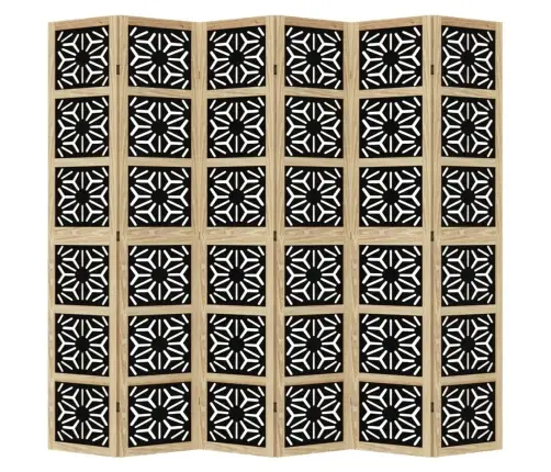 6 Paneeliga Ruumijagaja, Pruun Ja Must, Paulownia Puit