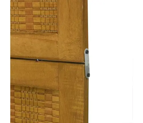 3-Paneļu Istabas Aizslietnis, Brūns, Paulonijas Masīvkoks Vidaxl