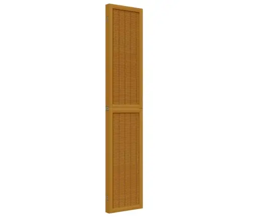 4-Paneļu Istabas Aizslietnis, Brūns, Paulonijas Masīvkoks Vidaxl