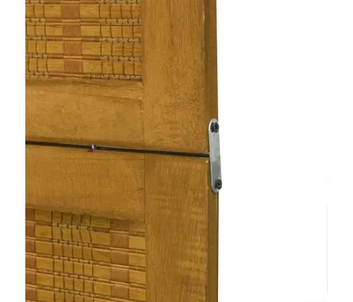 4-Paneļu Istabas Aizslietnis, Brūns, Paulonijas Masīvkoks Vidaxl