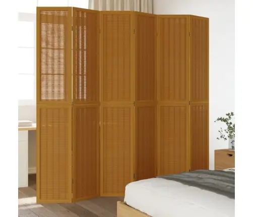 6 Paneeliga Ruumijagaja, Pruun, Paulownia Puit