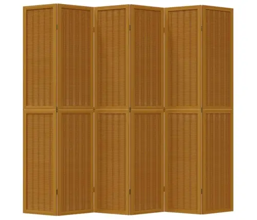 6 Paneeliga Ruumijagaja, Pruun, Paulownia Puit