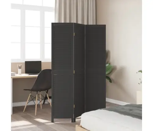 Kambario Pertvara, 3 Segmentai, Juoda, Paulovnijos Masyvas