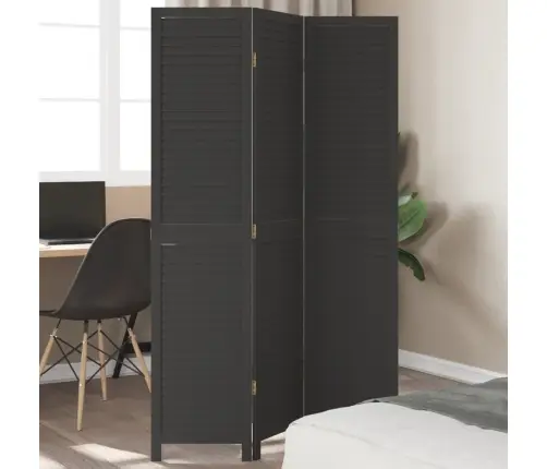 Kambario Pertvara, 3 Segmentai, Juoda, Paulovnijos Masyvas