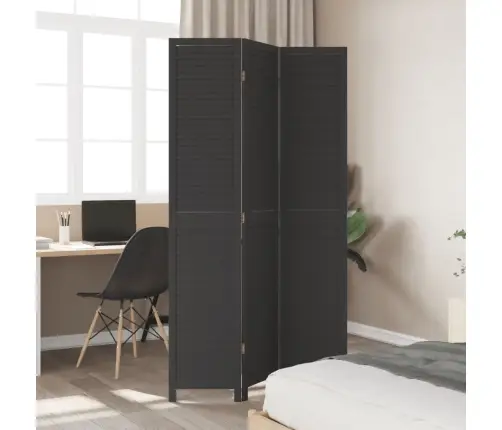 3 Paneeliga Ruumijagaja, Must, Paulownia Puit