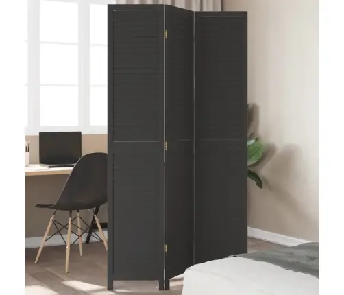 3 Paneeliga Ruumijagaja, Must, Paulownia Puit