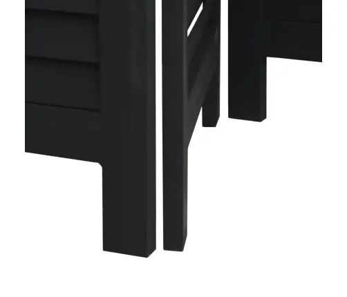 Kambario Pertvara, 5 Segmentai, Juoda, Paulovnijos Masyvas