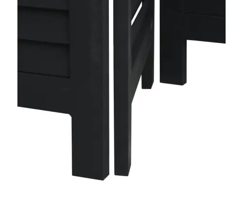 Kambario Pertvara, 5 Segmentai, Juoda, Paulovnijos Masyvas