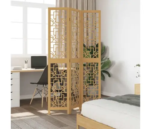 3 Paneeliga Ruumijagaja, Pruun, Paulownia Puit