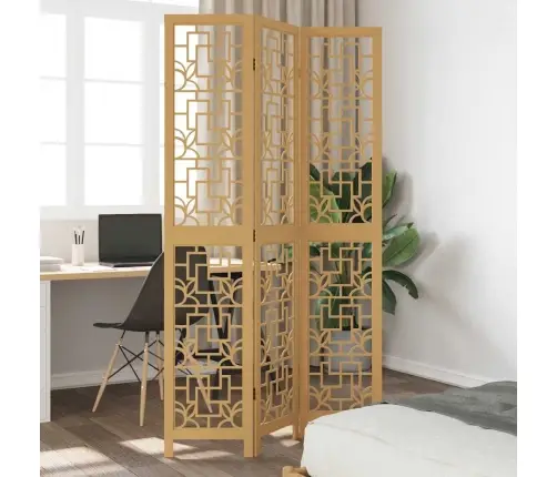 3 Paneeliga Ruumijagaja, Pruun, Paulownia Puit