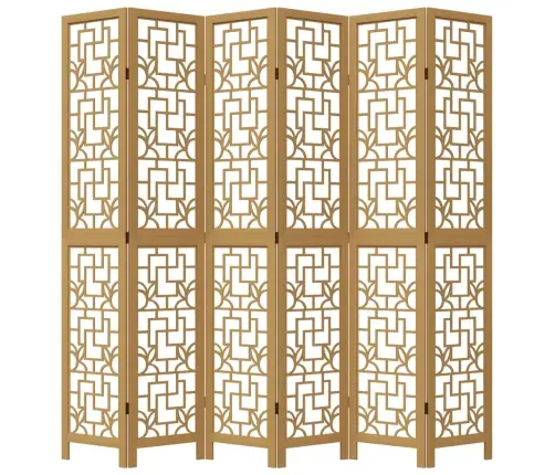 6 Paneeliga Ruumijagaja, Pruun, Paulownia Puit