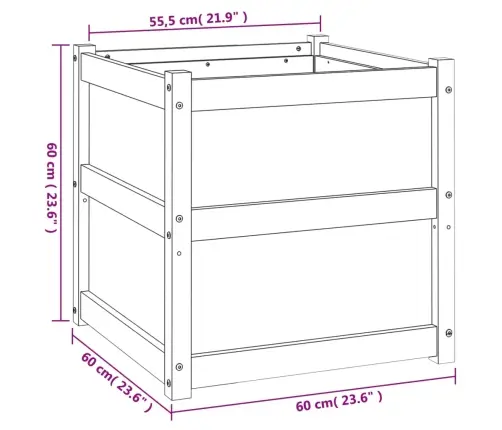 Aia Taimekastid 2 Tk, Männipuit