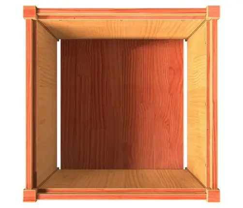 Aia Taimekast, Vahapruun, 60 X 60 X 60 cm Männipuit