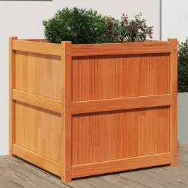 Sodo Lovelis, Vaško Rudas, 70X70X70cm Pušies Medienos Masyvas