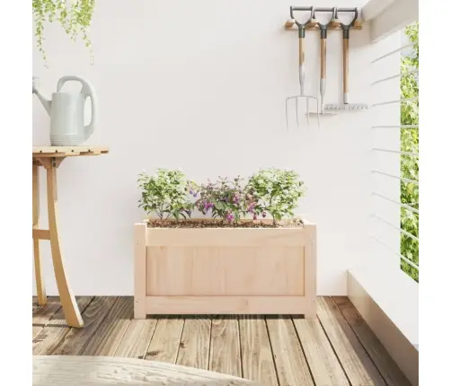 Dārza Puķu Kaste, 60X31X31 Cm, Priedes Masīvkoks Vidaxl